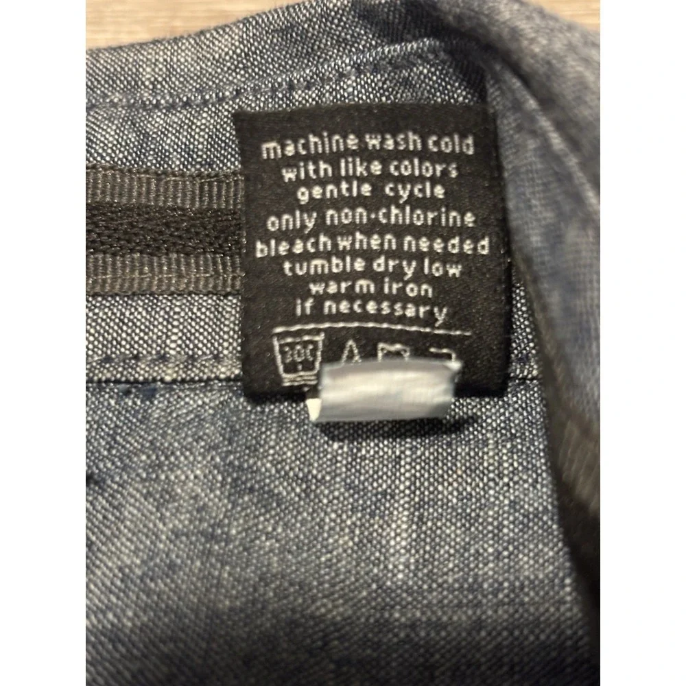 Used Sean John Blue Short Sleeve Button-up Shirt Men's Sz 3X Excellent Condition - Picture 10 of 10